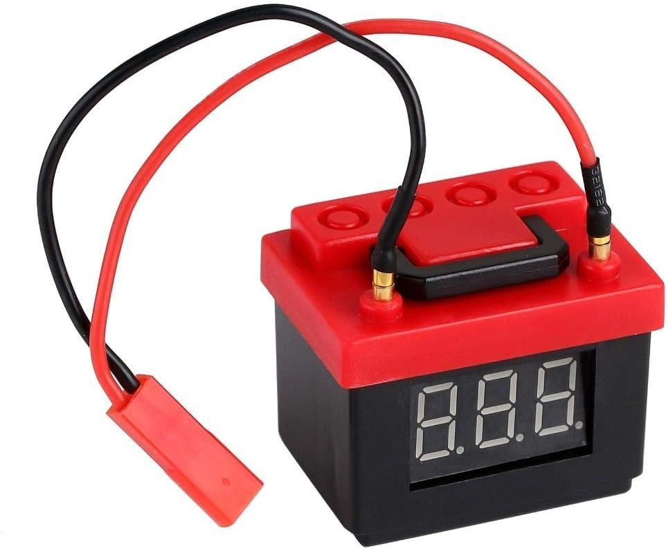 Epic 1/10 RC Car Battery Box – Red & Black, Ready to Race!